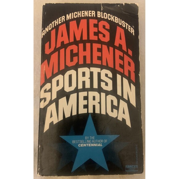 SPORTS IN AMERICA - Paperback VTG 1976 By Michener, James A - Good - Picture 1 of 3